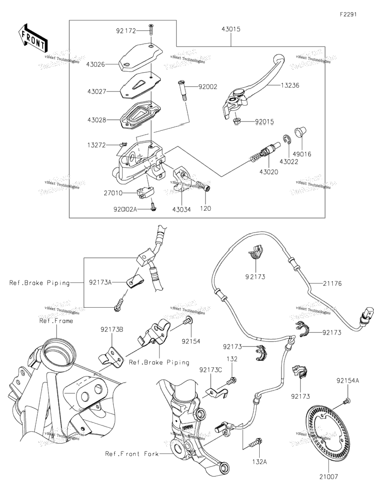 Front Master Cylinder