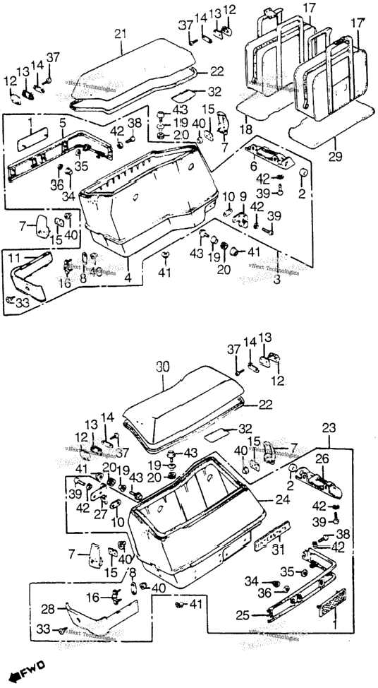 1200I/A Saddlebag 84-85