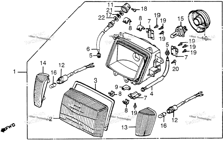 1200I/Alheadlight 84-85