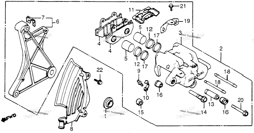 Rear Brake Caliper