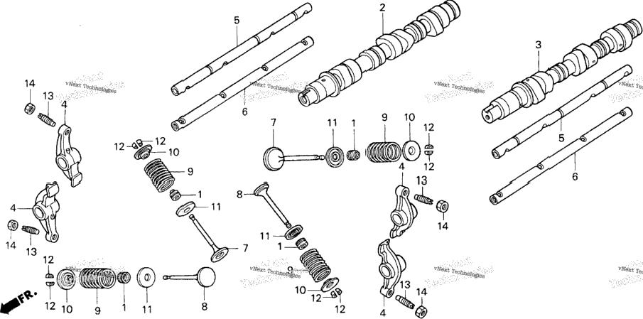 Camshaft + Valve