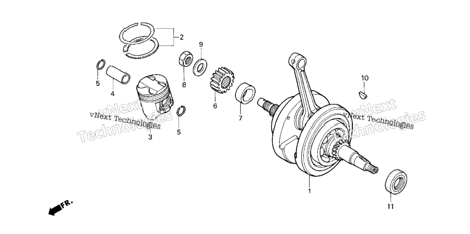 Crankshaft + Piston