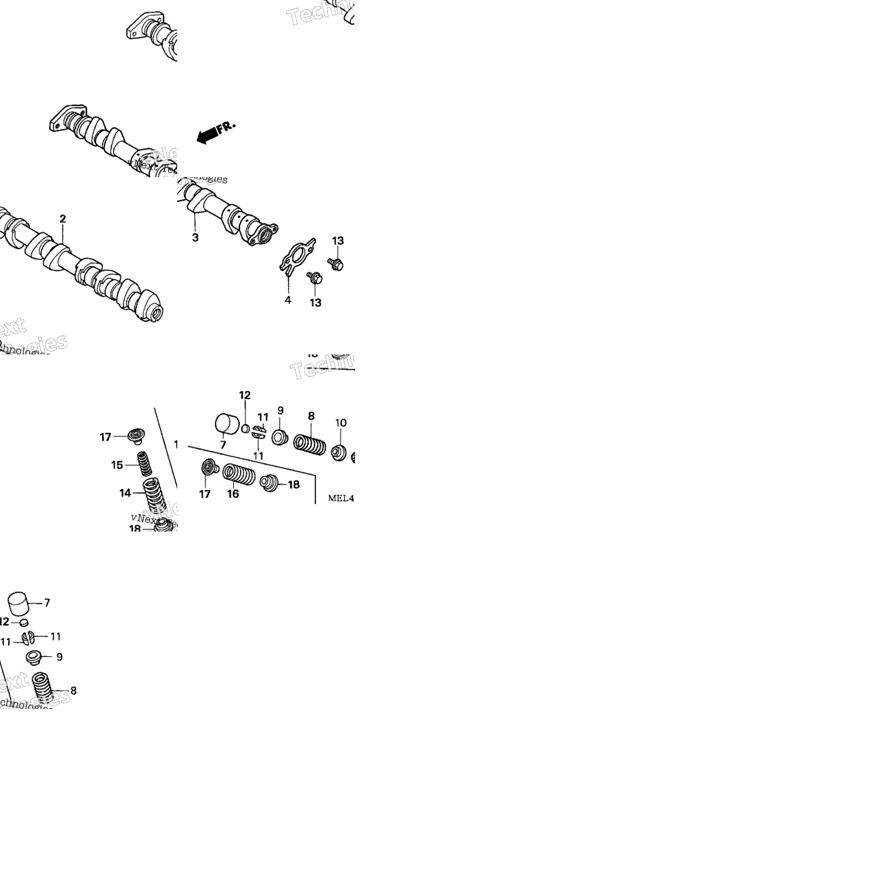Camshaft + Valve