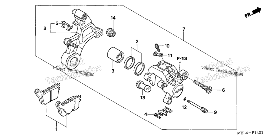 Rear Brake Caliper (2)
