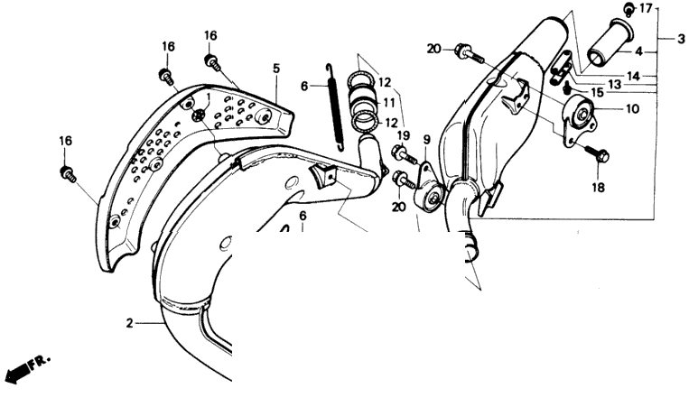 EXHAUST MUFFLER