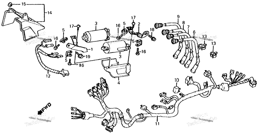 Wire Harness + Ignition Coil