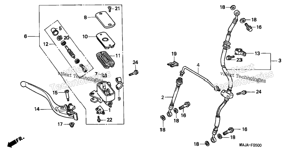 Front Brake Master Cylinder
