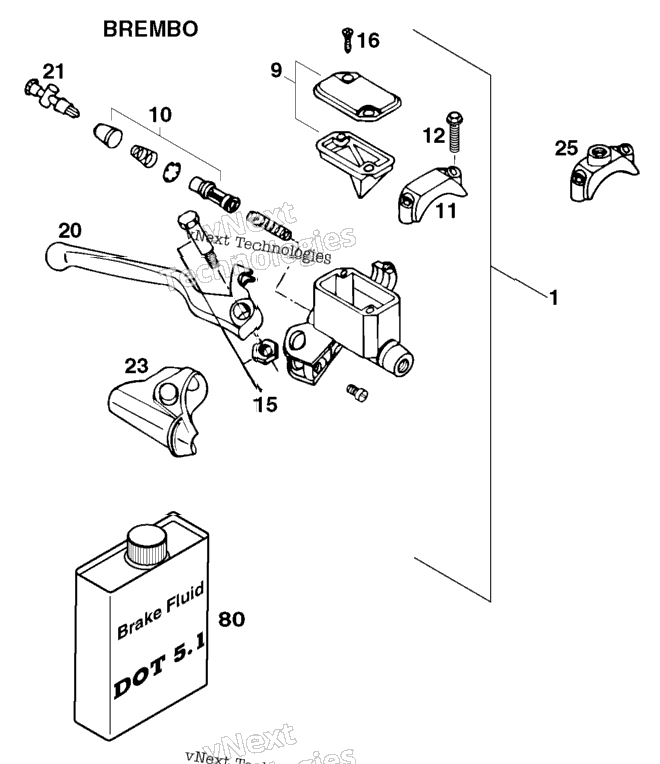 Hand Brake Cylinder