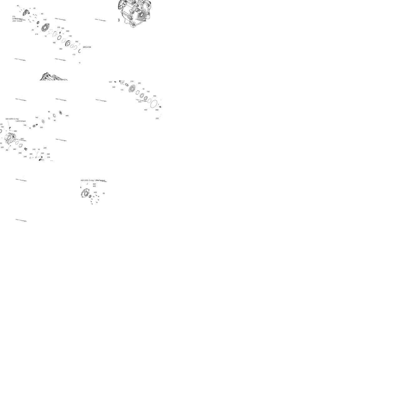 Drive - Front Section - Differential Parts