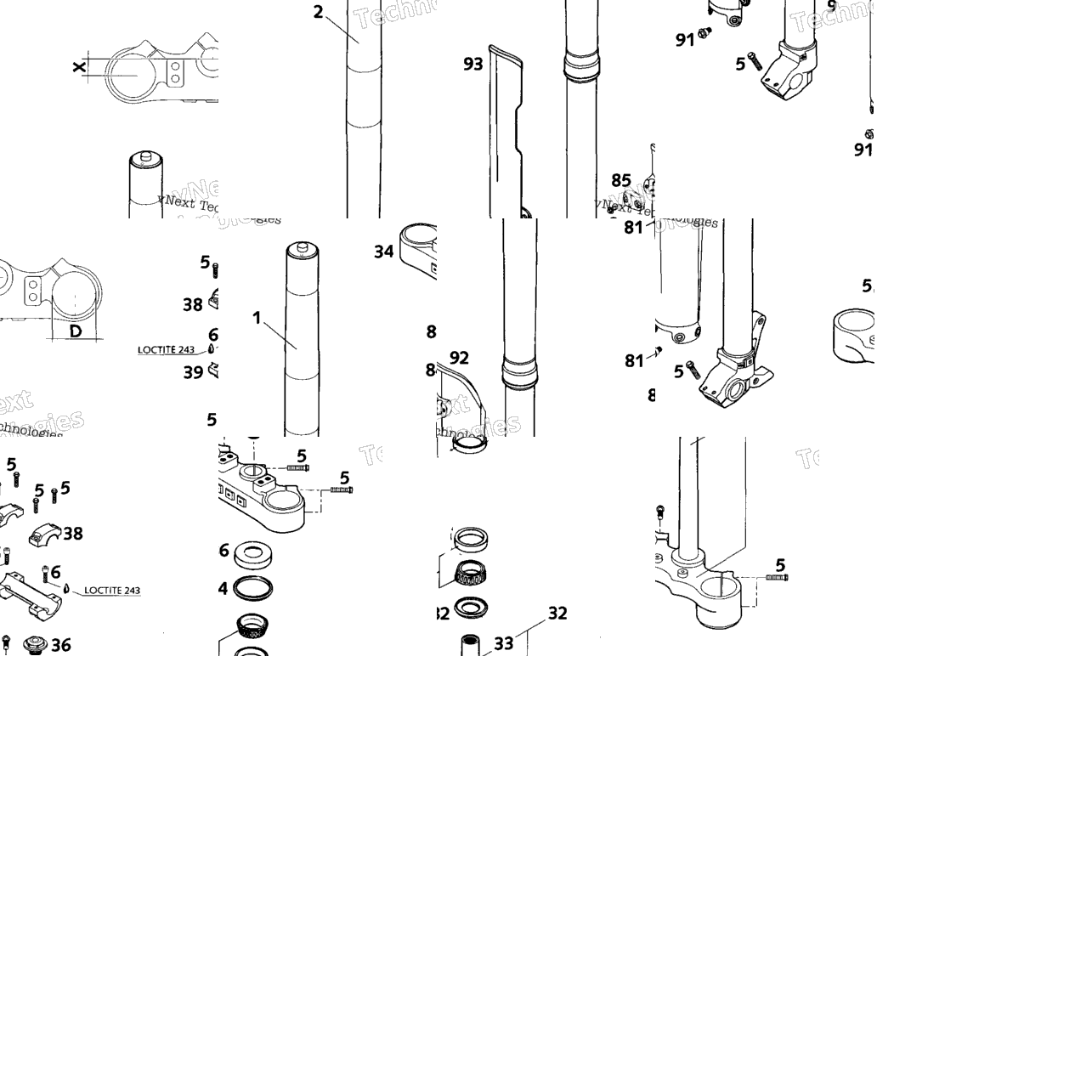 Front Fork Wp Usd 43