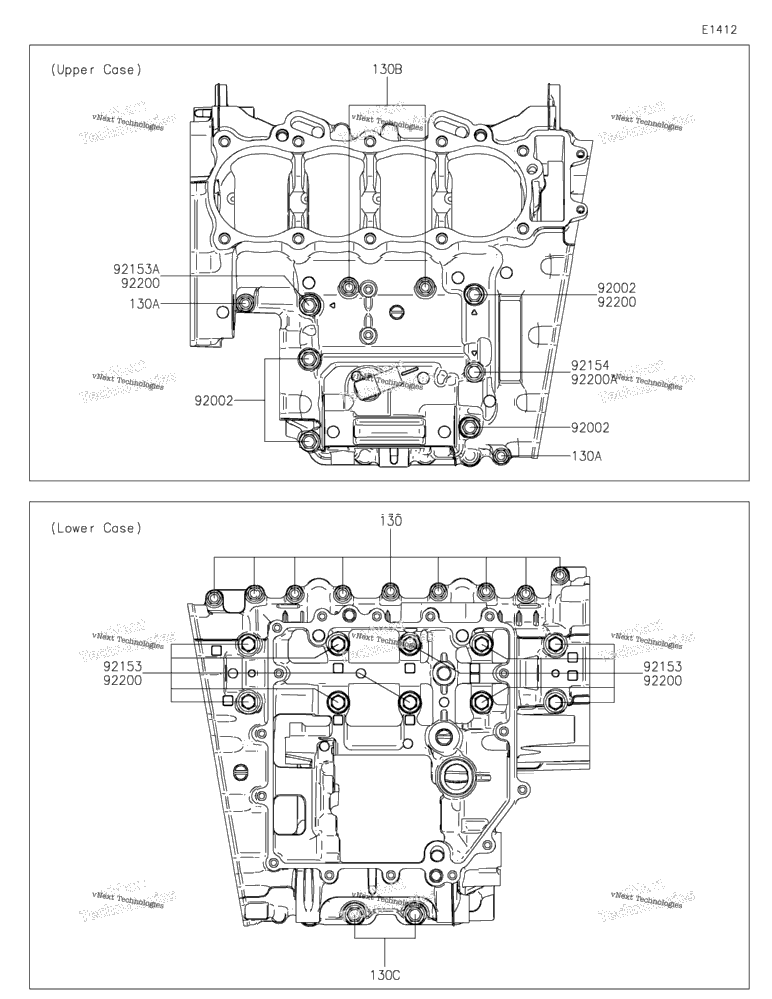 Crankcase Bolt Pattern