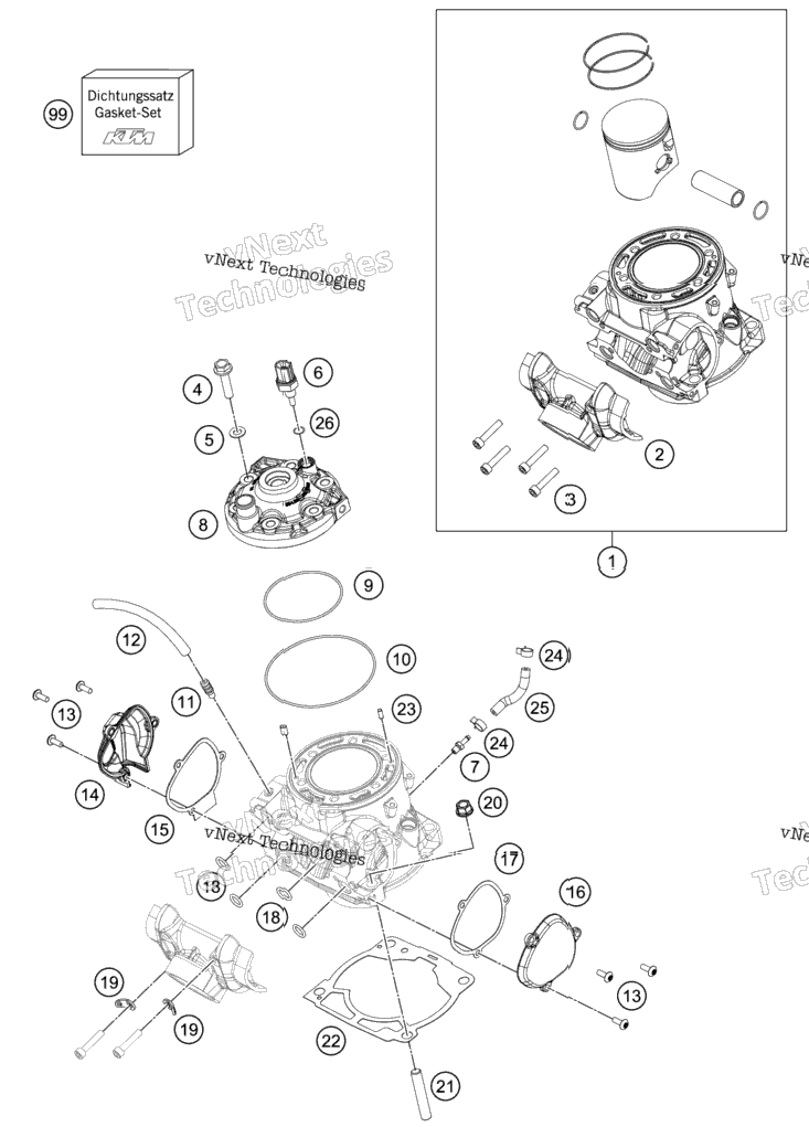 Cylinder, Cylinder Head