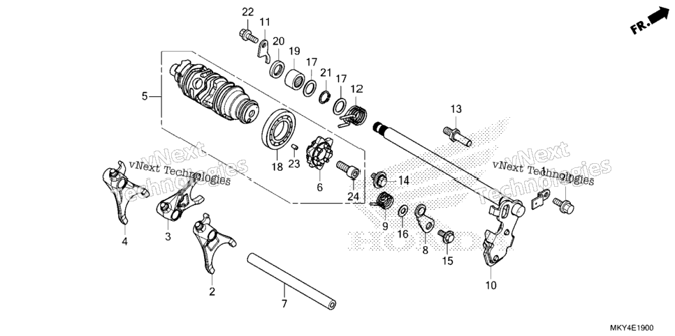 Gearshift Drum