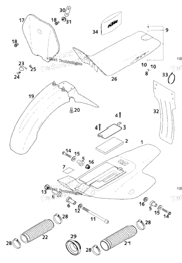 Seat, Fender, Mask
