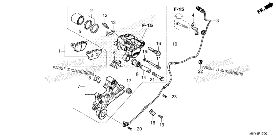 Rear Brake Caliper