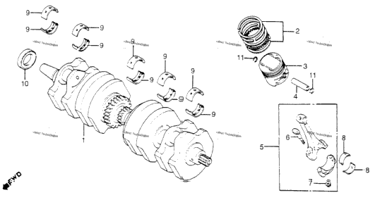 Crankshaft + Piston