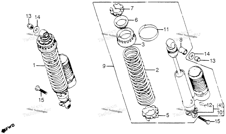 Rear Shock Absorber