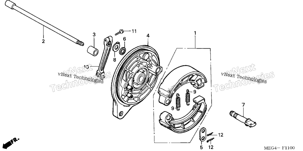 Rear Brake Panel