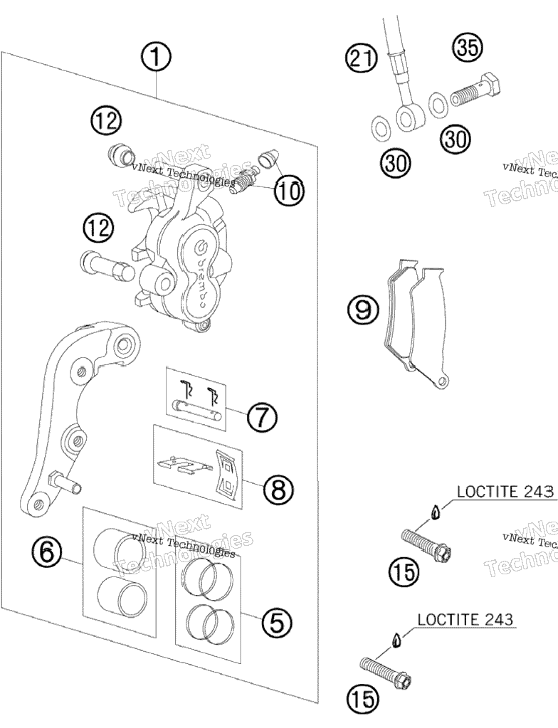 Brake Caliper Front
