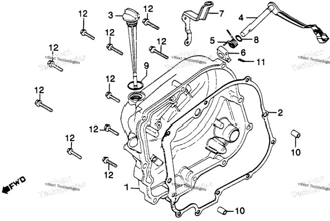 Right Crankcase Cover