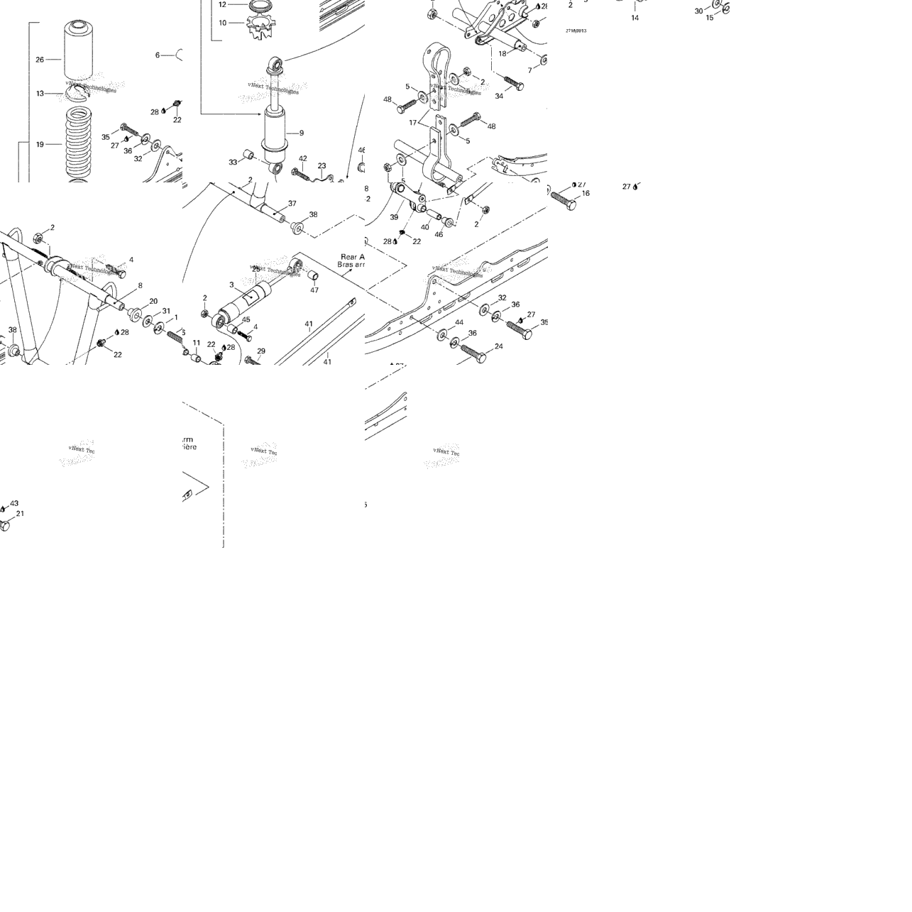 Front Arm, Rear Suspension