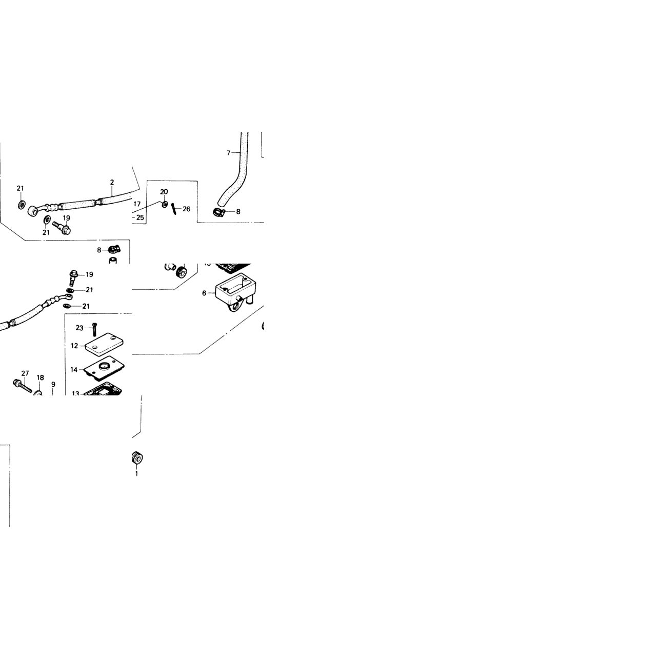 REAR BRAKE MASTER CYLINDER