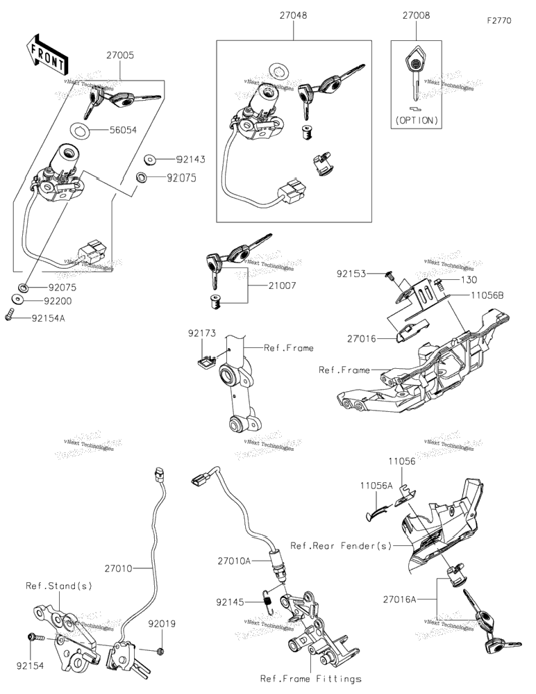 Ignition Switch/Locks/Reflectors