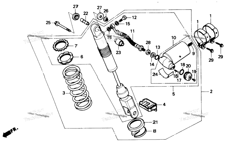 REAR SHOCK ABSORBER