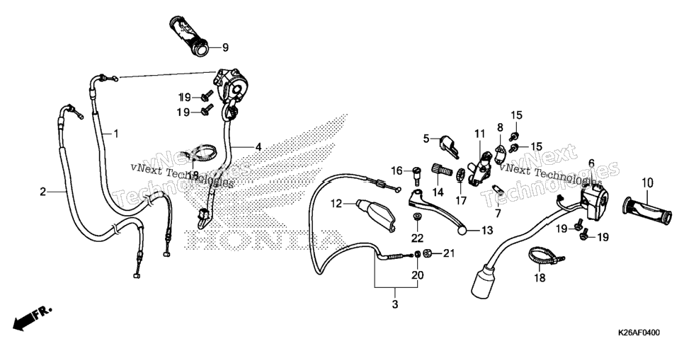 Handle Lever@Switch@Cable