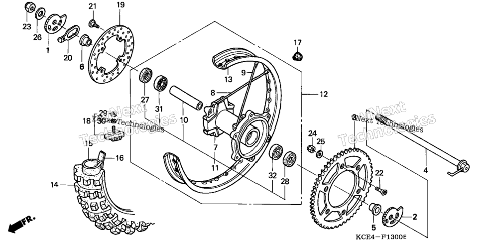 Rear Wheel