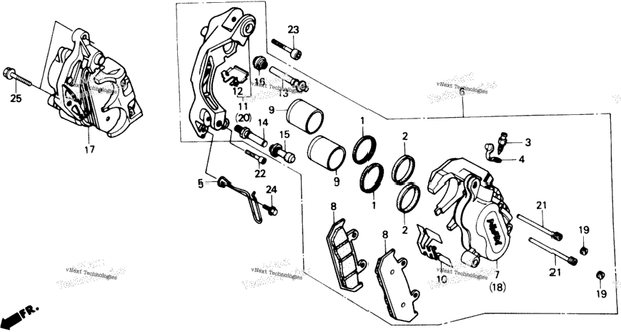 Front Brake Caliper