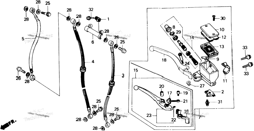 Front Brake Master Cylinder