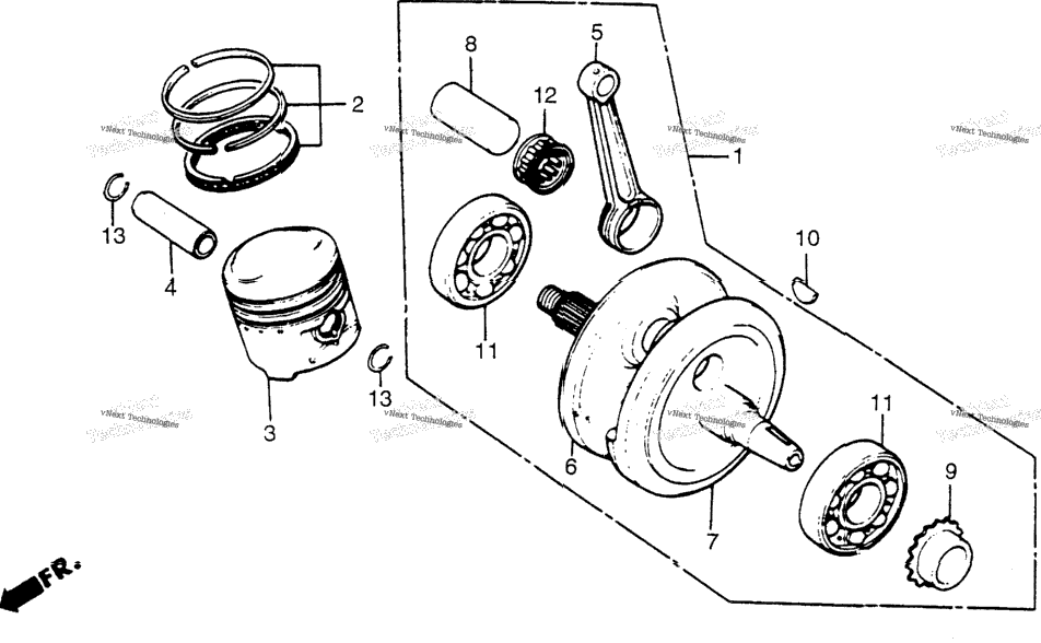 Crankshaft + Piston