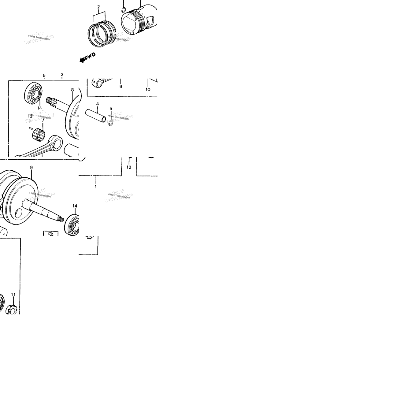 Crankshaft Piston