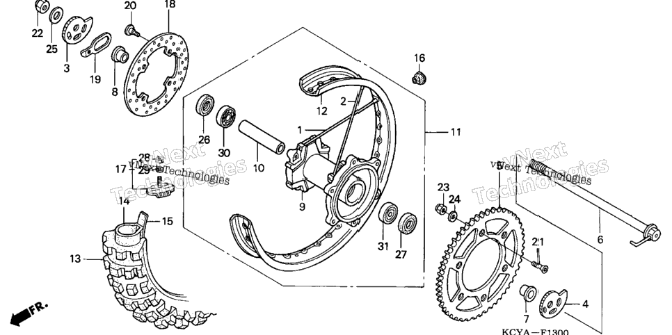 Rear Wheel