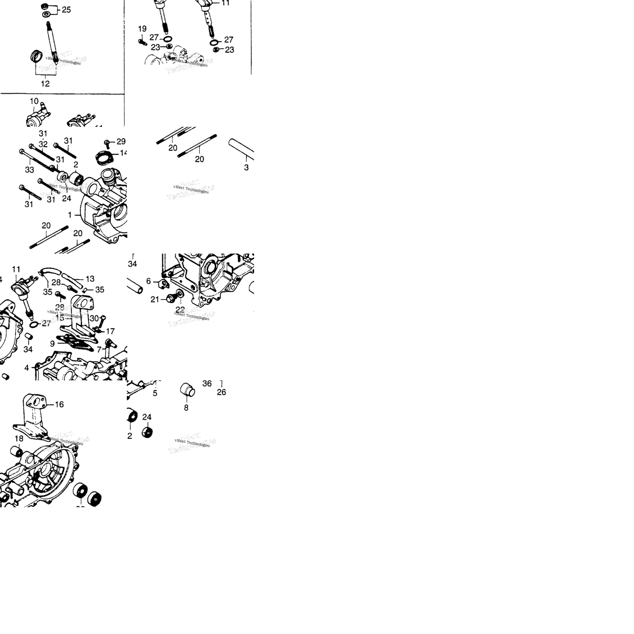 Crankcase + Oil Pump