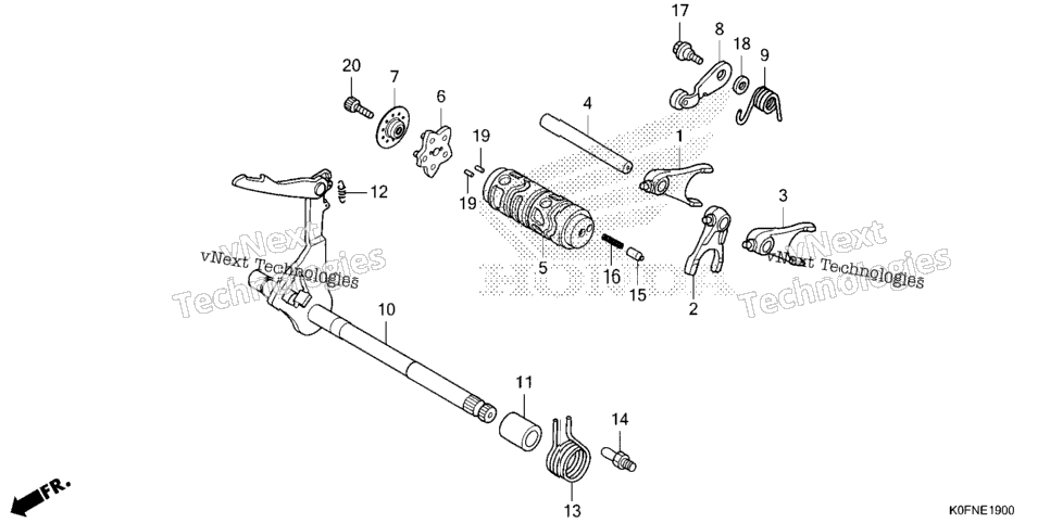 Gearshift Drum