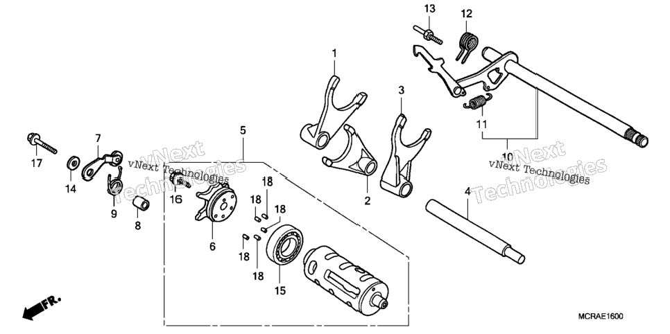 Gearshift Drum