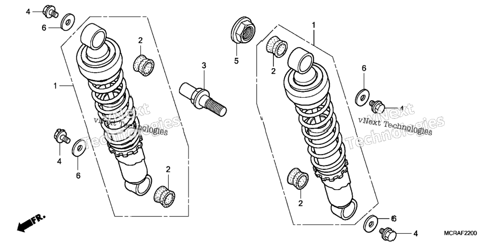 Rear Shock Absorber