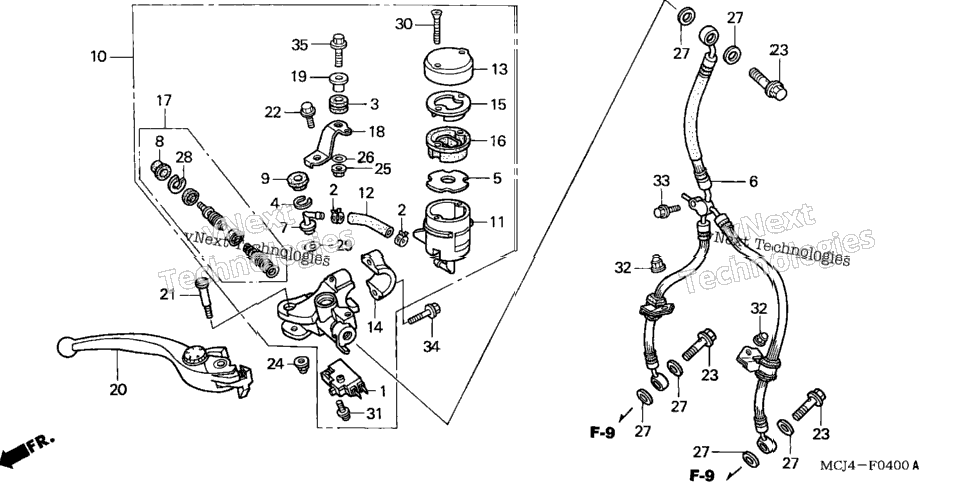 Front Brake Master Cylinder
