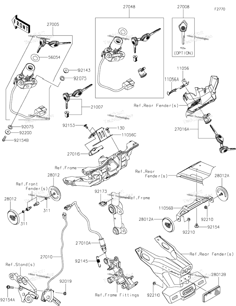 Ignition Switch/Locks/Reflectors