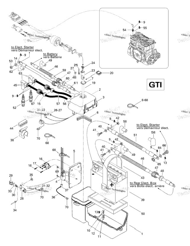 Rear Electrical Box (Gti)