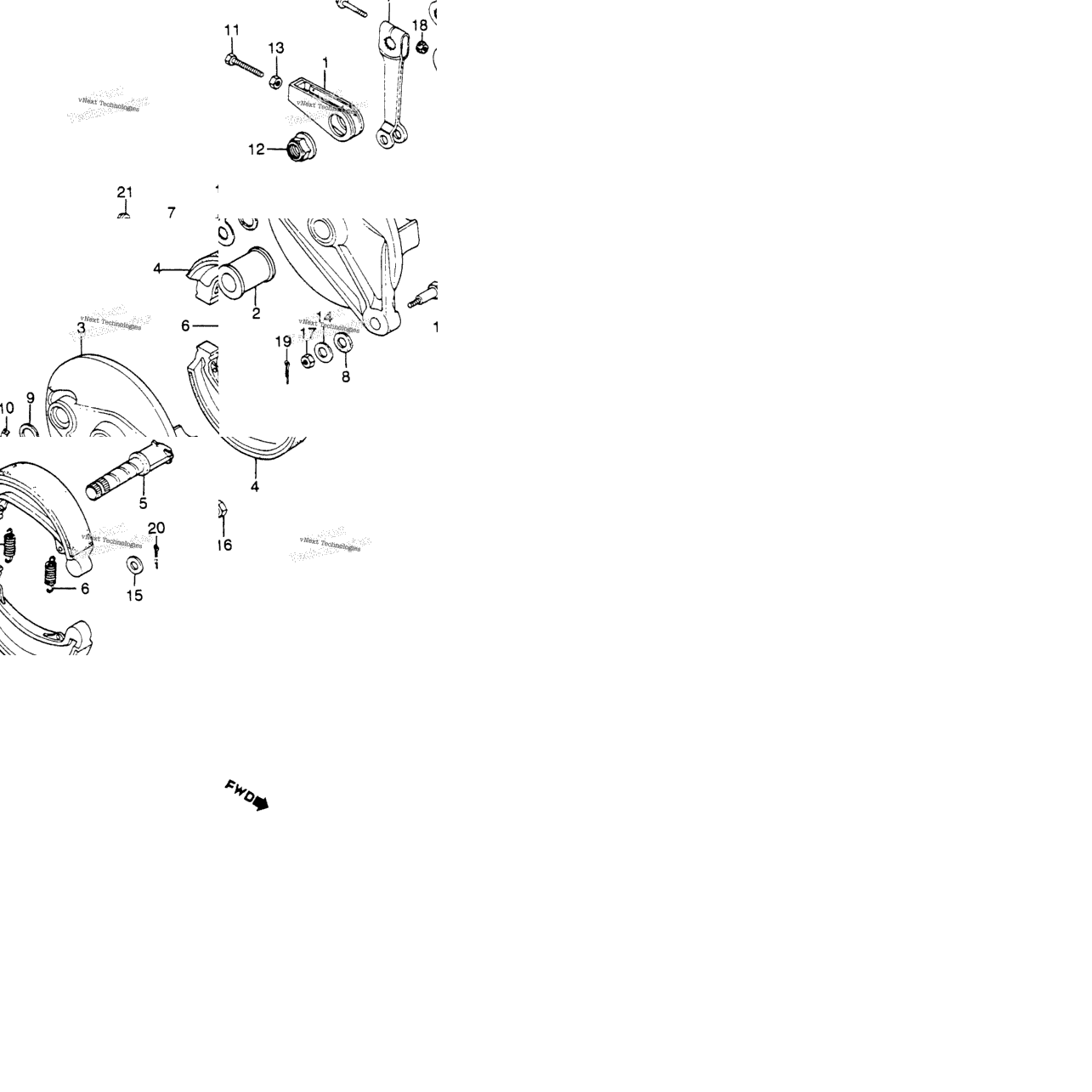 Rear Brake Panel