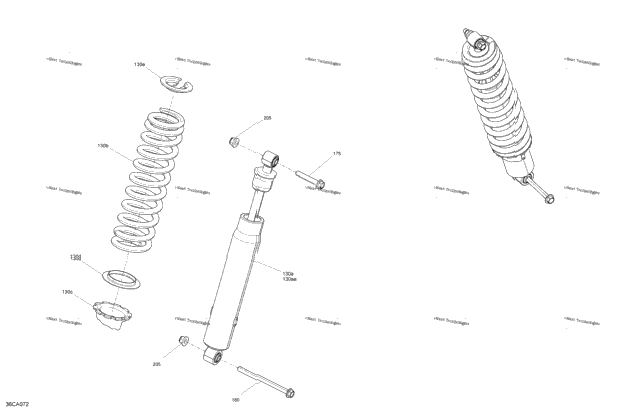 Suspension - Rear Shocks - Dps - Xt