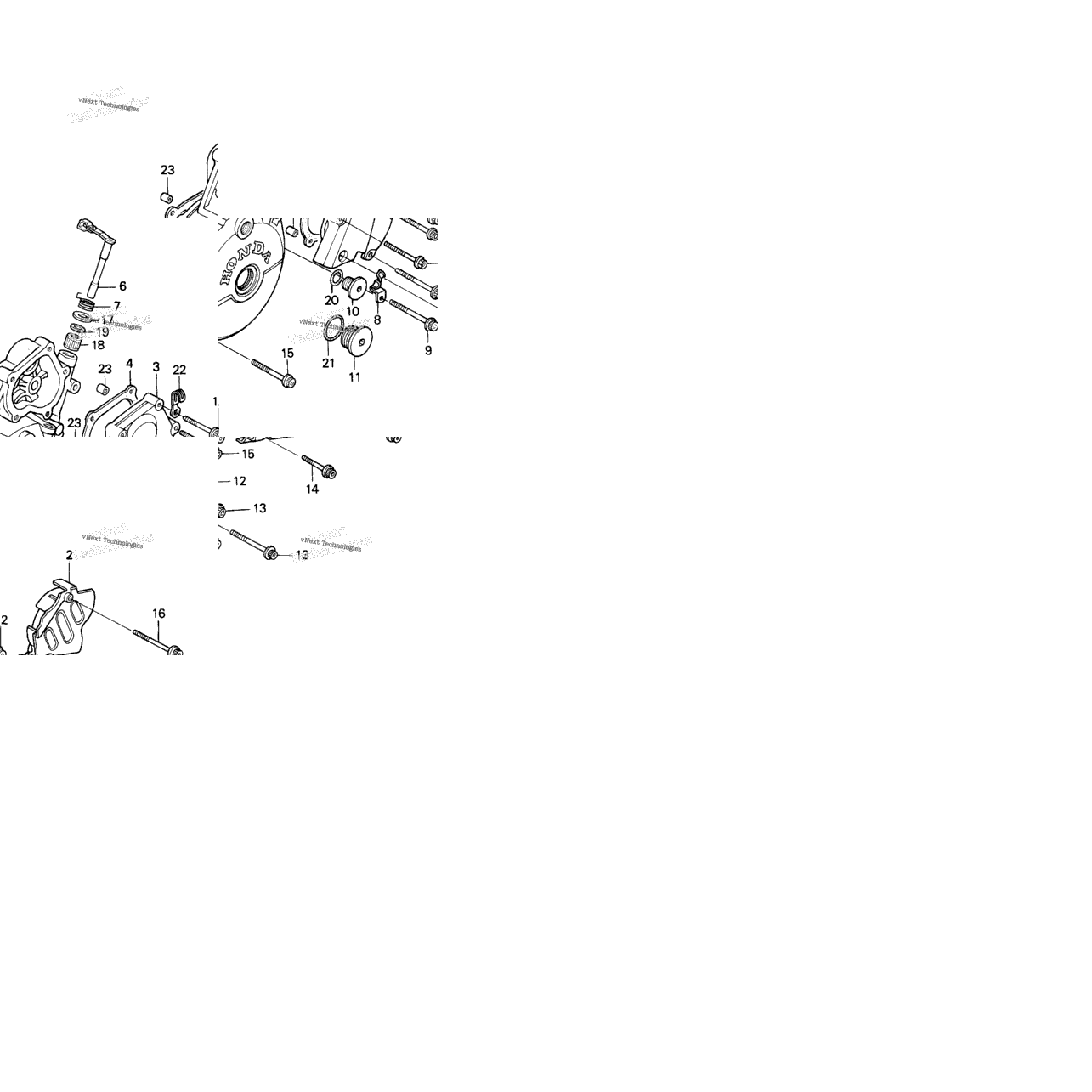 Left Crankcase Cover