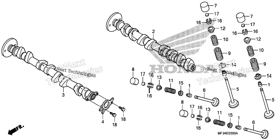 Camshaft + Valve