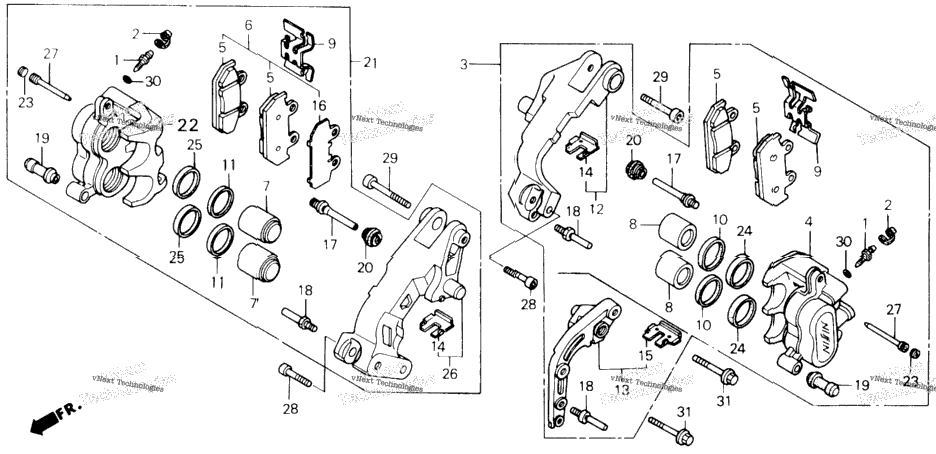 Front Brake Caliper