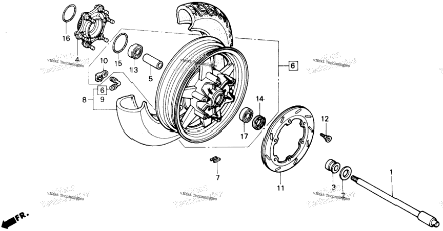 Rear Wheel 88-89
