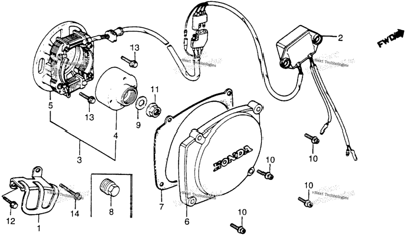 Alternator + C.D.I. Unit