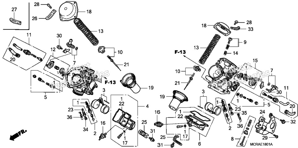 Carburetor (Component Parts)